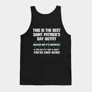 Donald Trump BEST SAINT PATRICK'S DAY Distressed Shirt Tank Top